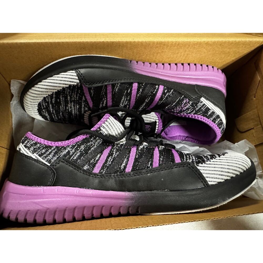 KR Strikeforce Jazz Black/Purple Bowling Shoes Women's SIZE 8.5